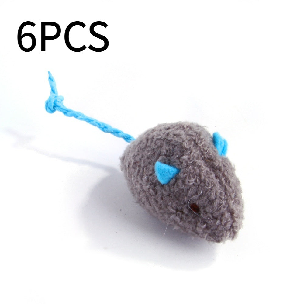 Catnip Plush Mouse Interactive Cat Toy