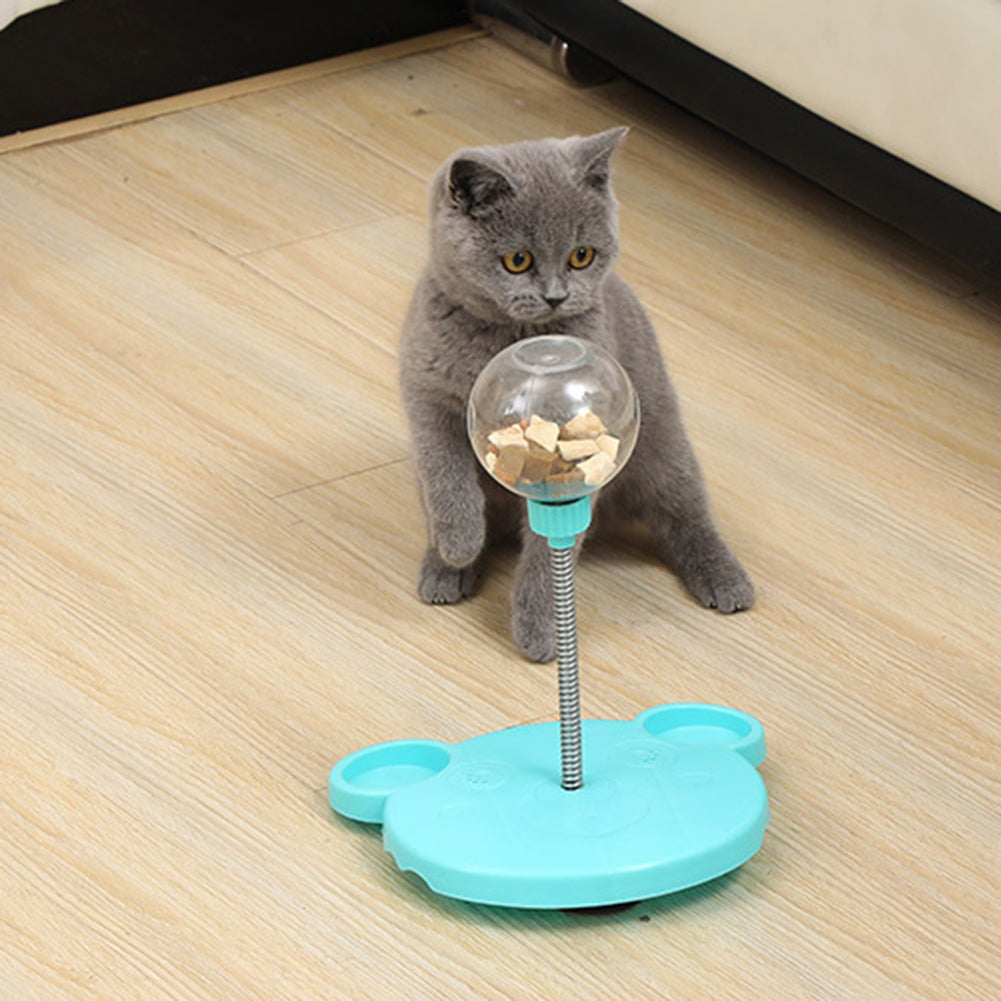 Tumbler Leaking Food Ball — Self-Playing Cat Puzzle Feeder