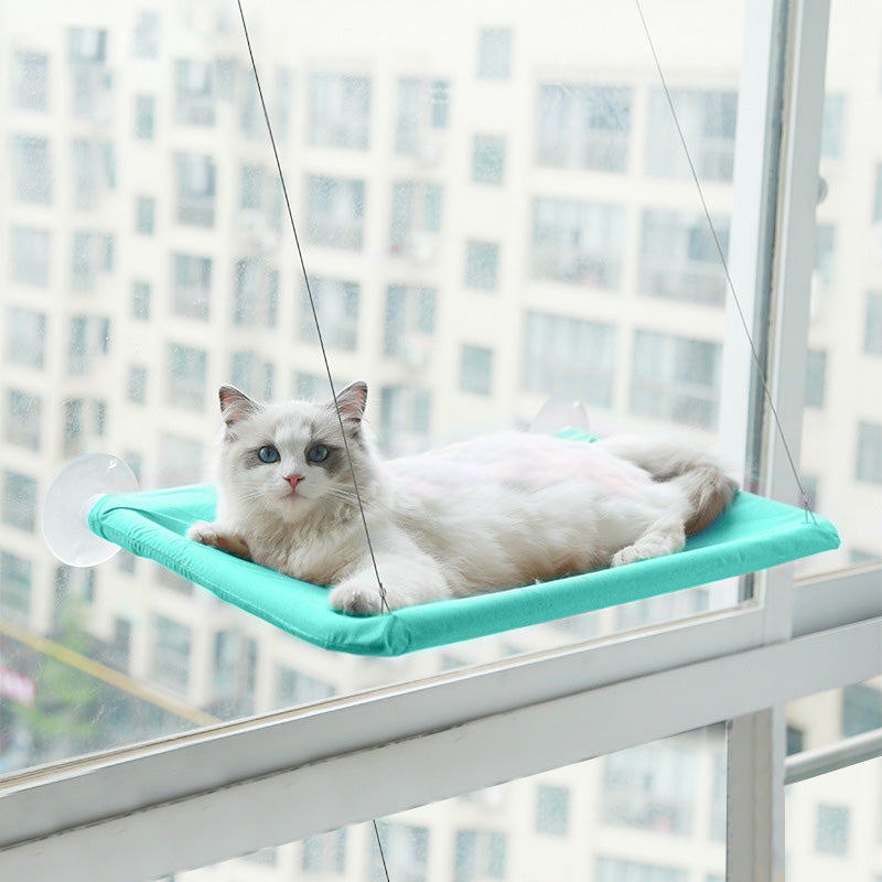 Suction Cup Window Cat Hammock — Wall Mounted