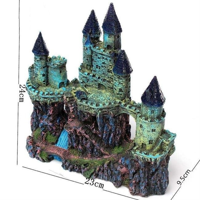 Resin Aquarium Landscape Decoration — Detailed Ornament
