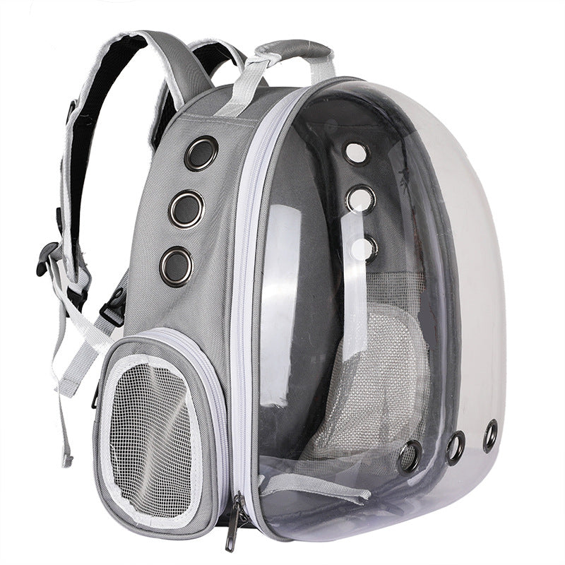 Space Capsule Bubble Backpack Pet Carrier — 360° View