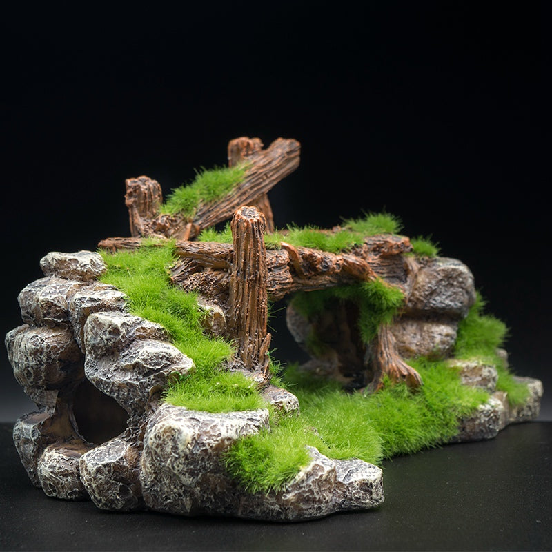 Resin Stone Landscape Decoration for Aquariums