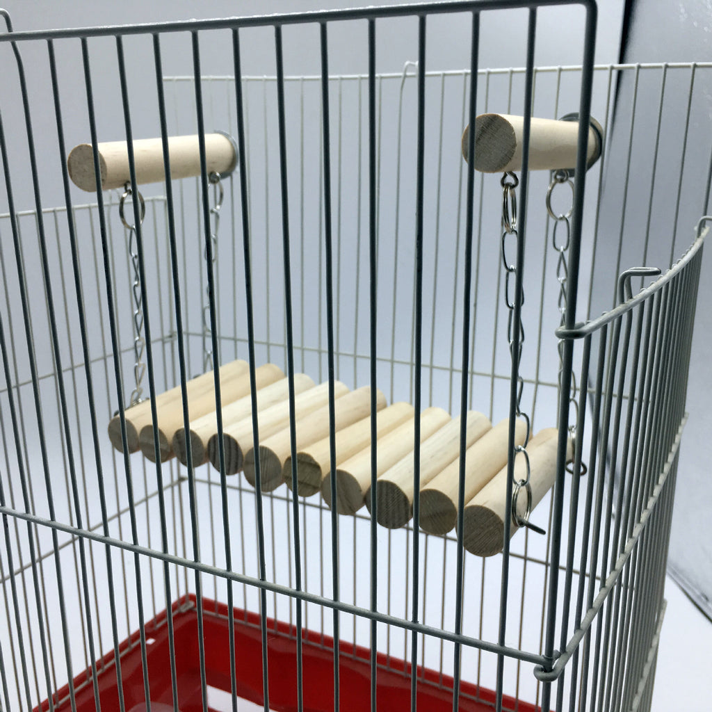 Wooden Stick Swing Bird Toy