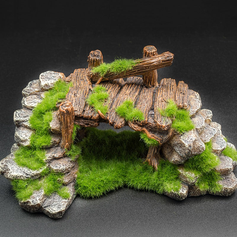 Resin Stone Landscape Decoration for Aquariums