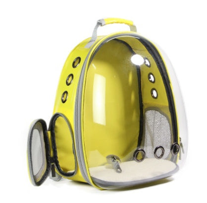 Space Capsule Bubble Backpack Pet Carrier — 360° View