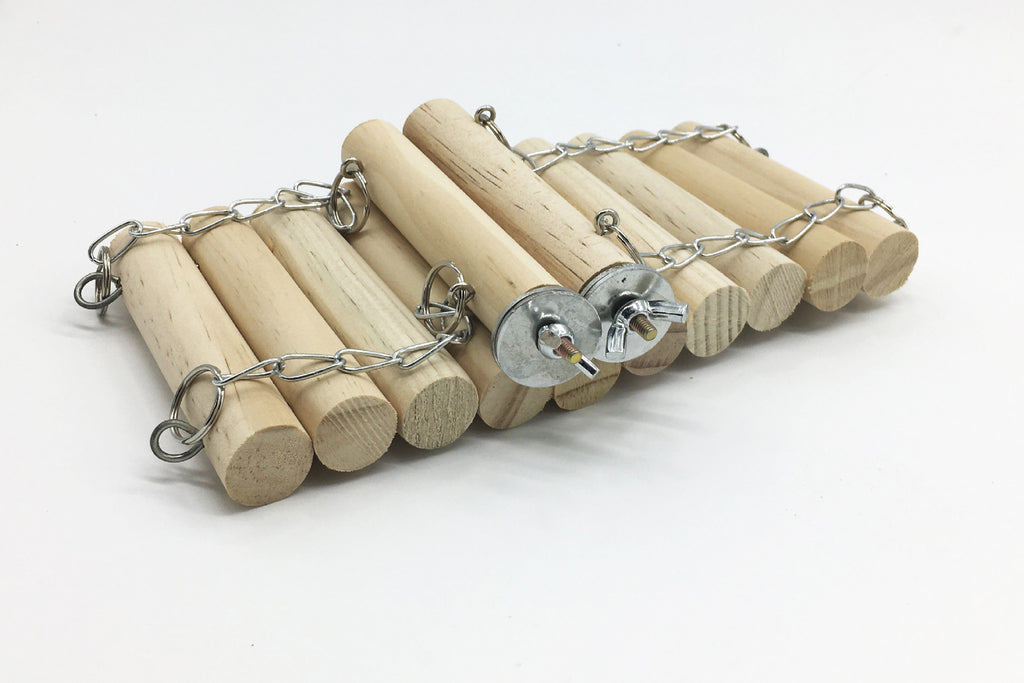 Wooden Stick Swing Bird Toy