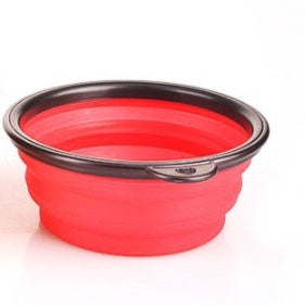 2-in-1 Portable Pet Water Bottle & Silicone Bowl