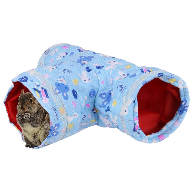 Clear Acrylic Tunnel Toy for Hamsters & Small Pets