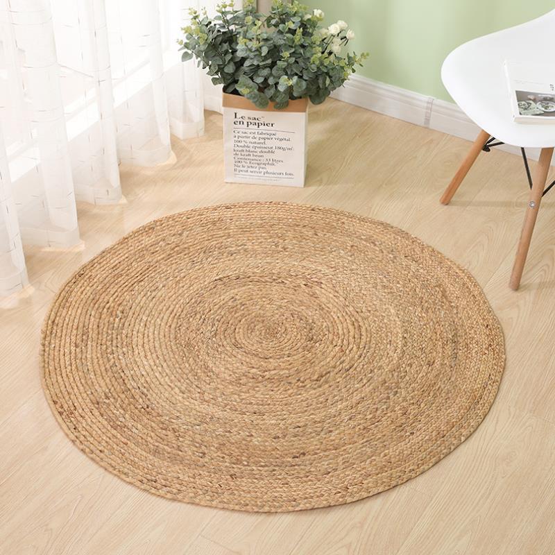 Round Woven Rattan Mat — Home & Pet Décor