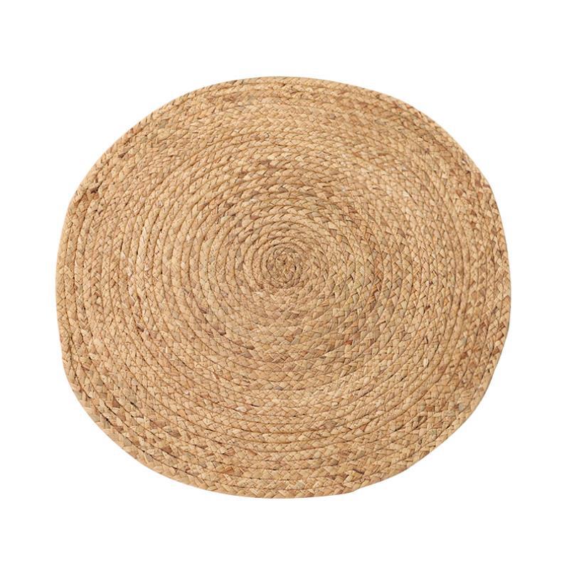 Round Woven Rattan Mat — Home & Pet Décor