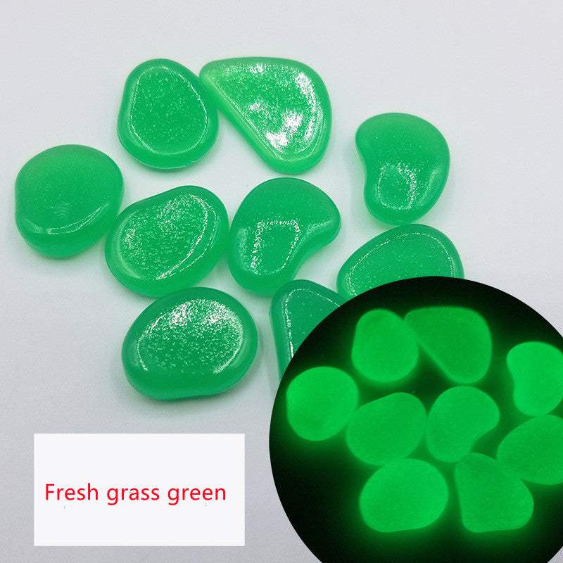 Fluorescent Luminous Pebbles for Aquariums & Gardens
