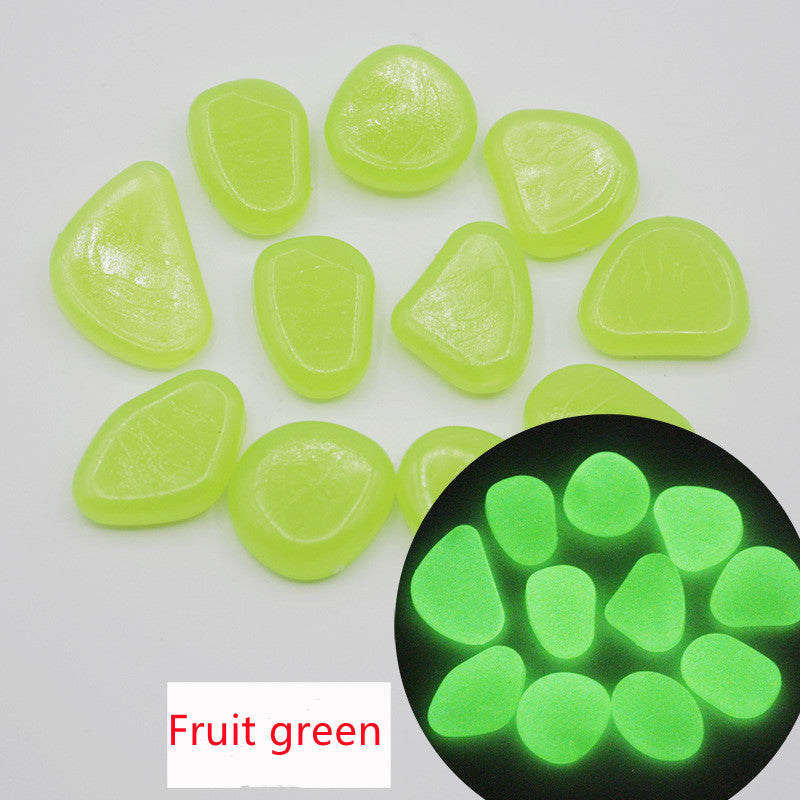 Fluorescent Luminous Pebbles for Aquariums & Gardens