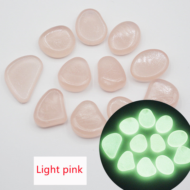 Fluorescent Luminous Pebbles for Aquariums & Gardens