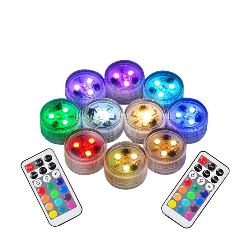 LED Diamond Submersible Aquarium Light — RGB Remote Control