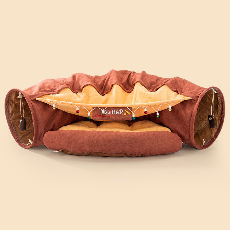 Collapsible Washable Cat Play Tunnel