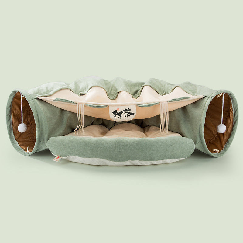 Collapsible Washable Cat Play Tunnel