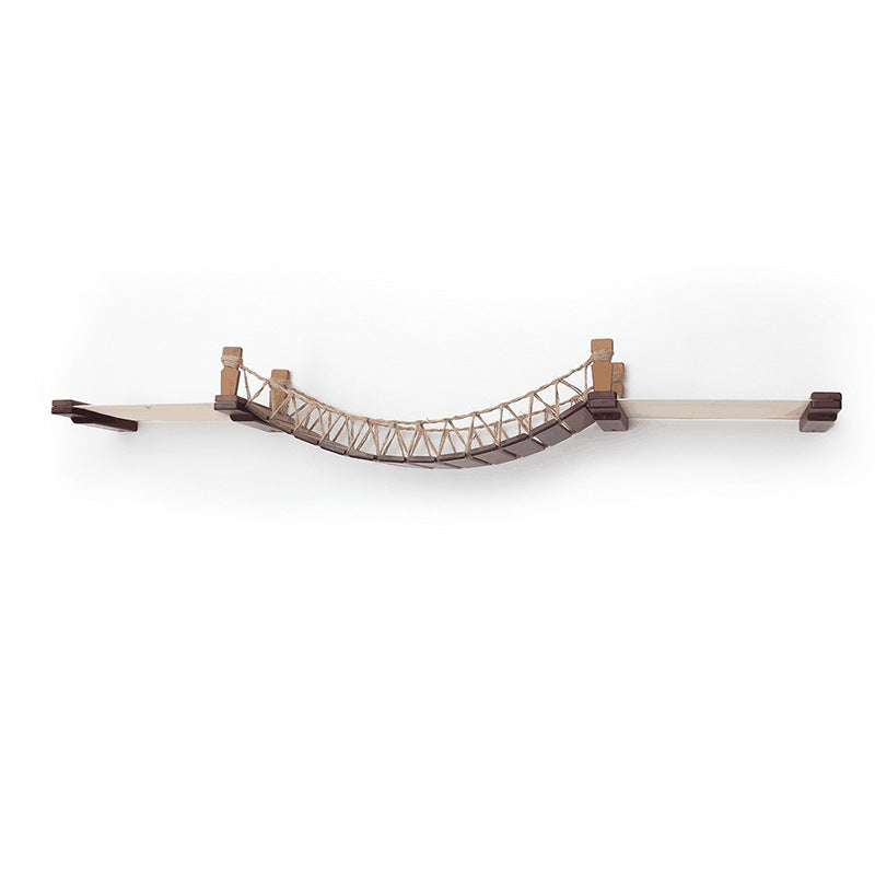 Cat Wall Climbing Bridge — Hemp Rope Suspension Ladder