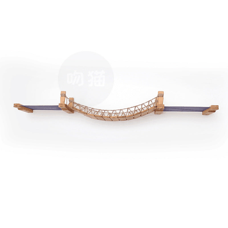 Cat Wall Climbing Bridge — Hemp Rope Suspension Ladder