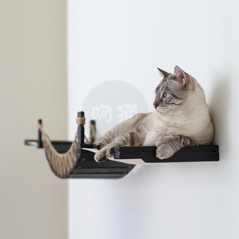 Cat Wall Climbing Bridge — Hemp Rope Suspension Ladder