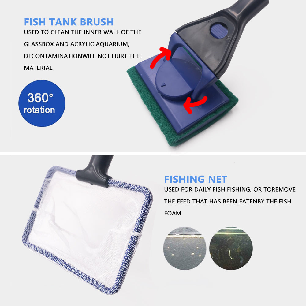 5-in-1 Aquarium Cleaning Tool Set