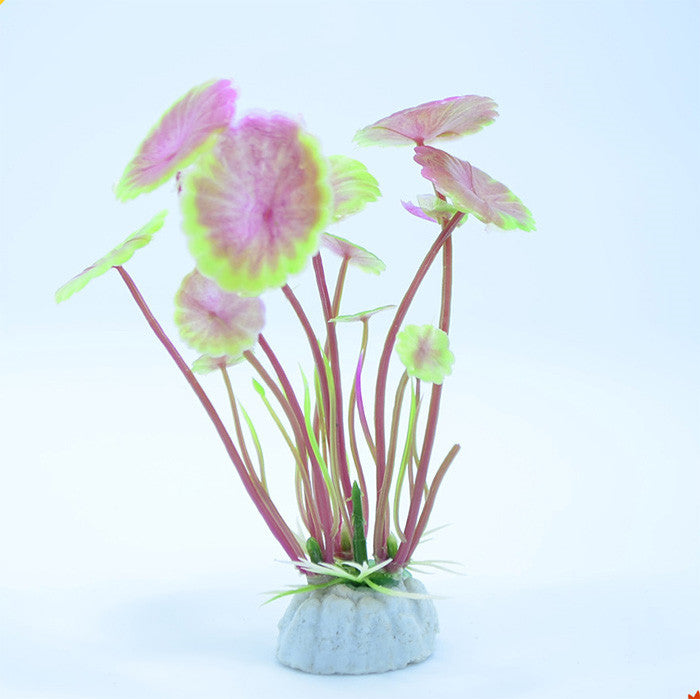 Artificial Lotus Leaf Aquarium Foreground Plant — 10cm