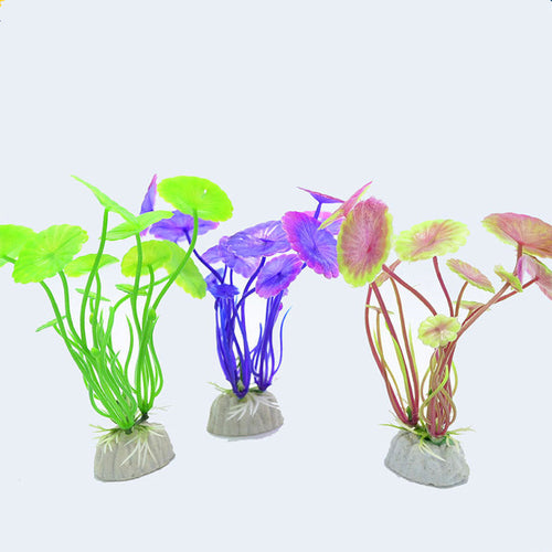 Artificial Lotus Leaf Aquarium Foreground Plant — 10cm