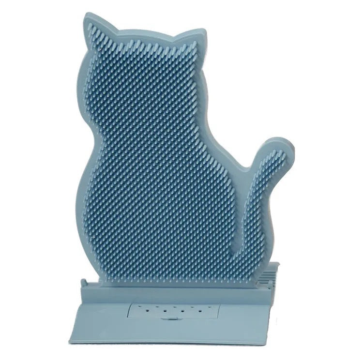 Catnip Wall Corner Self-Grooming Massage Brush for Cats