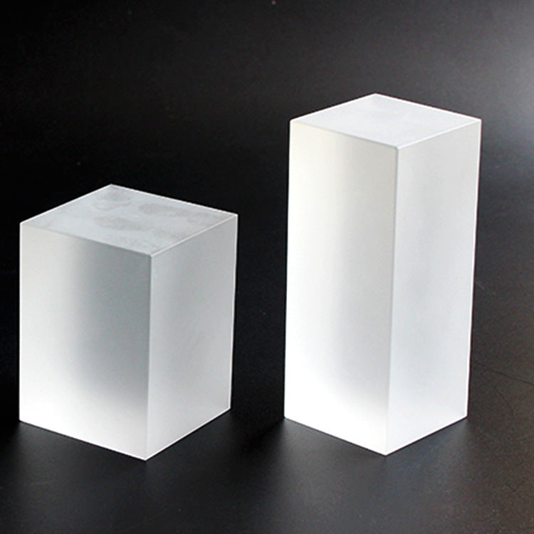 Crystal Glass Cube Aquarium Decoration