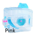 Double-Layer Crystal Castle Hamster Cage — 5 Colors