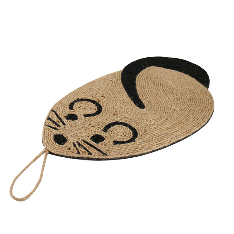 Sisal Cat Scratching Board with Mouse Design