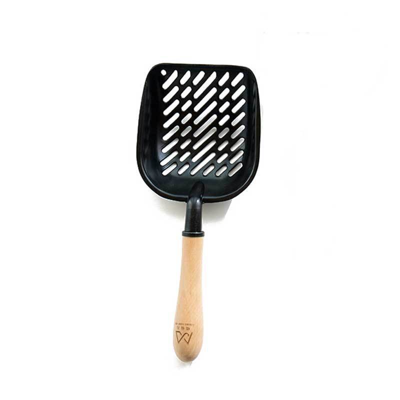 Heavy-Duty Metal Cat Litter Scoop with Long Handle