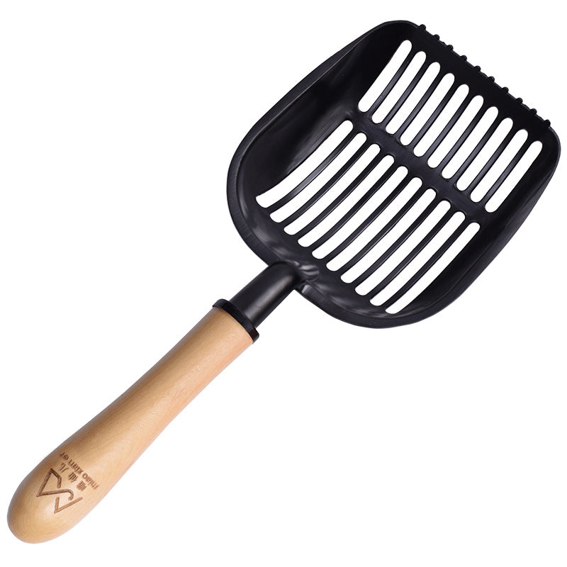 Heavy-Duty Metal Cat Litter Scoop with Long Handle