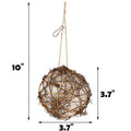 Natural Rattan Bird Nesting Material Dispenser