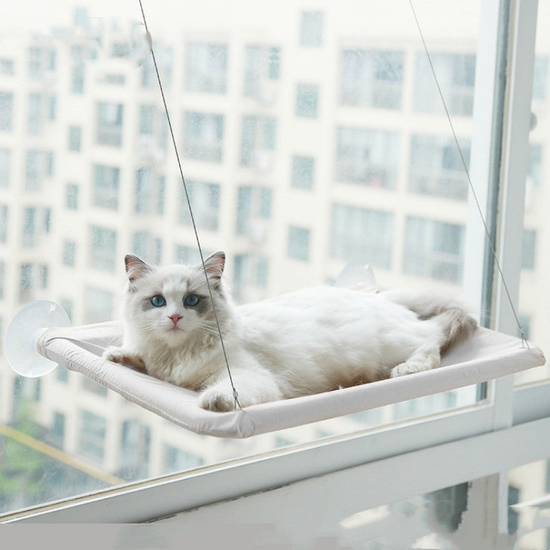 Suction Cup Window Cat Hammock — Wall Mounted