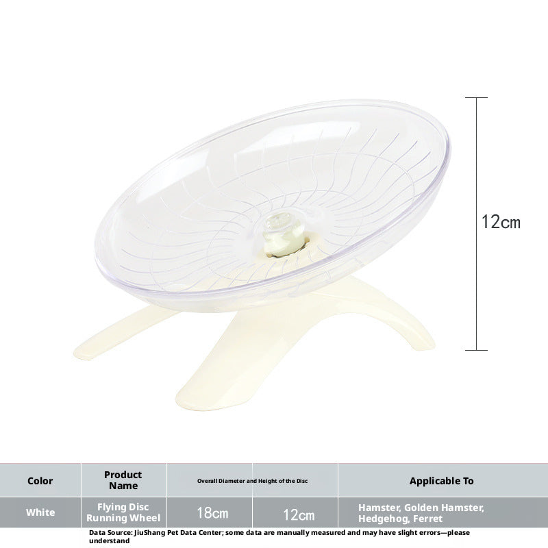Hamster Flying Disc Running Wheel-Blue Turntable-1 Pack