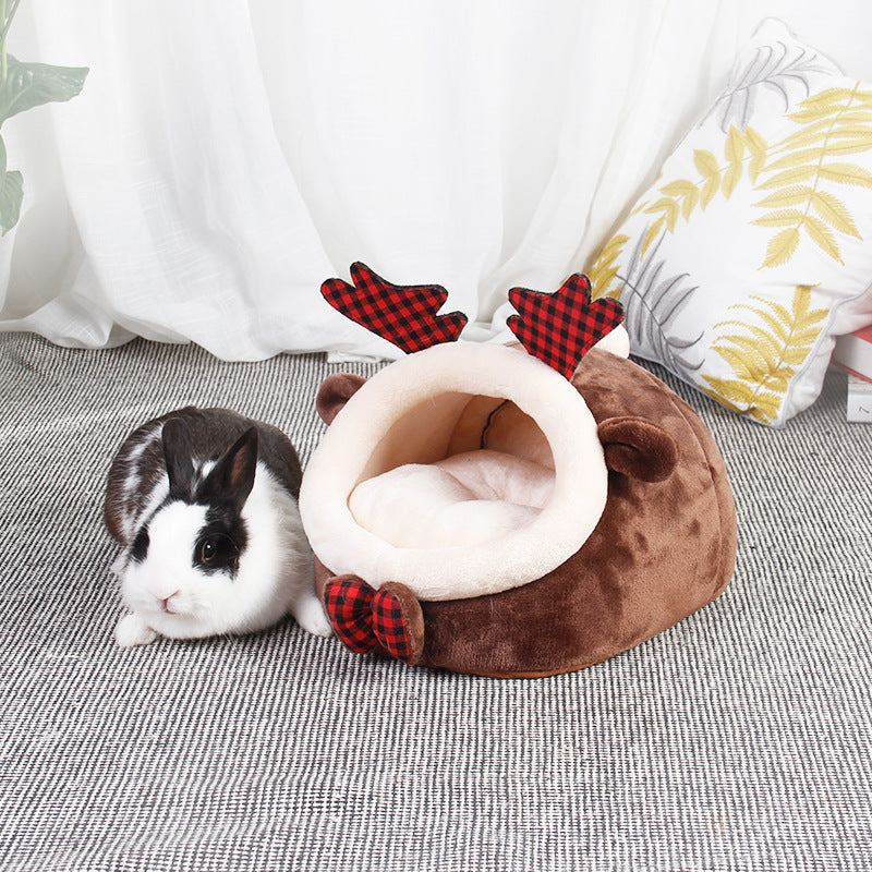 Super Warm Small Pet House for Guinea Pigs, Hamsters & Rabbits