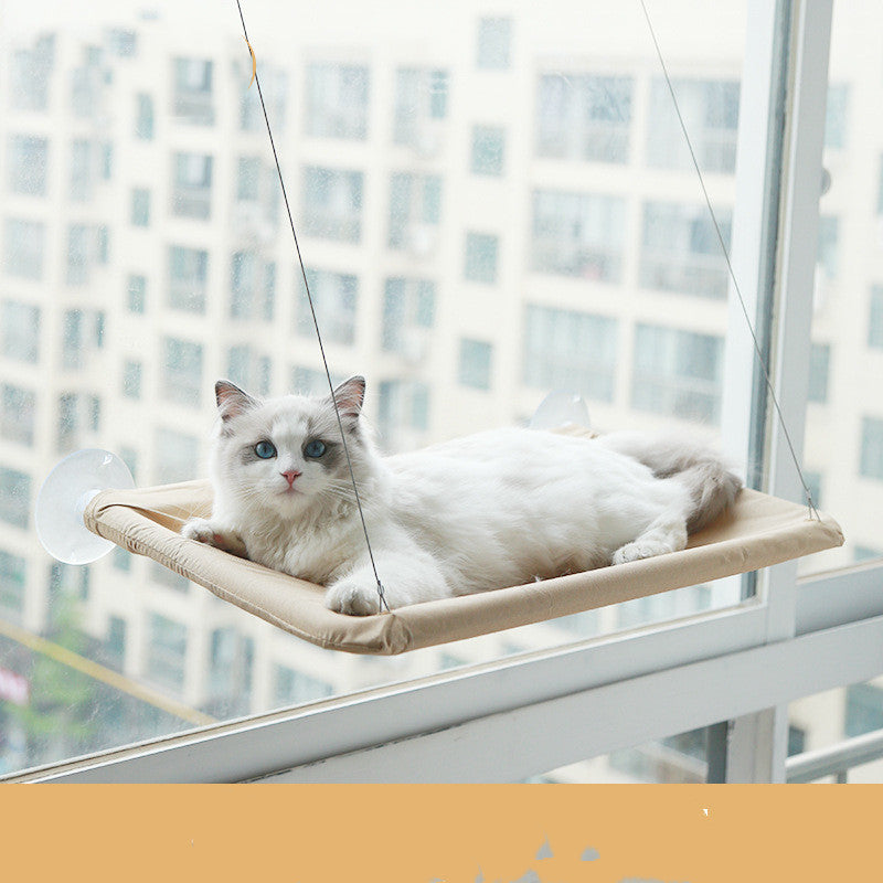 Suction Cup Window Cat Hammock — Wall Mounted