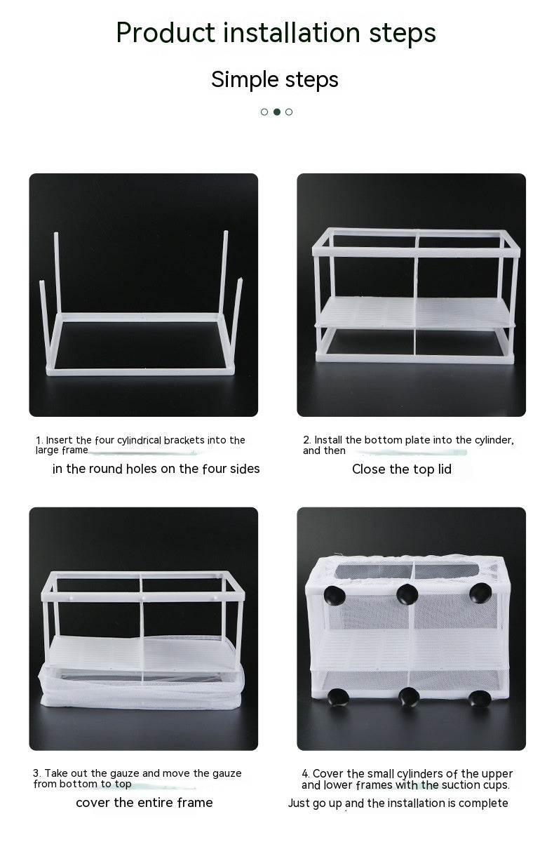 Fish Tank Breeding & Isolation Box — Fry Protection