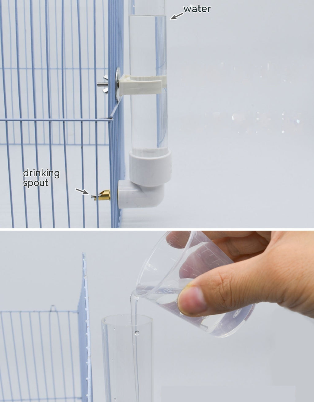 Automatic Water Dispenser Bottle for Parrots & Small Pets