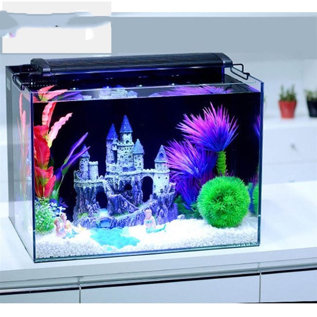 Resin Aquarium Landscape Decoration — Detailed Ornament