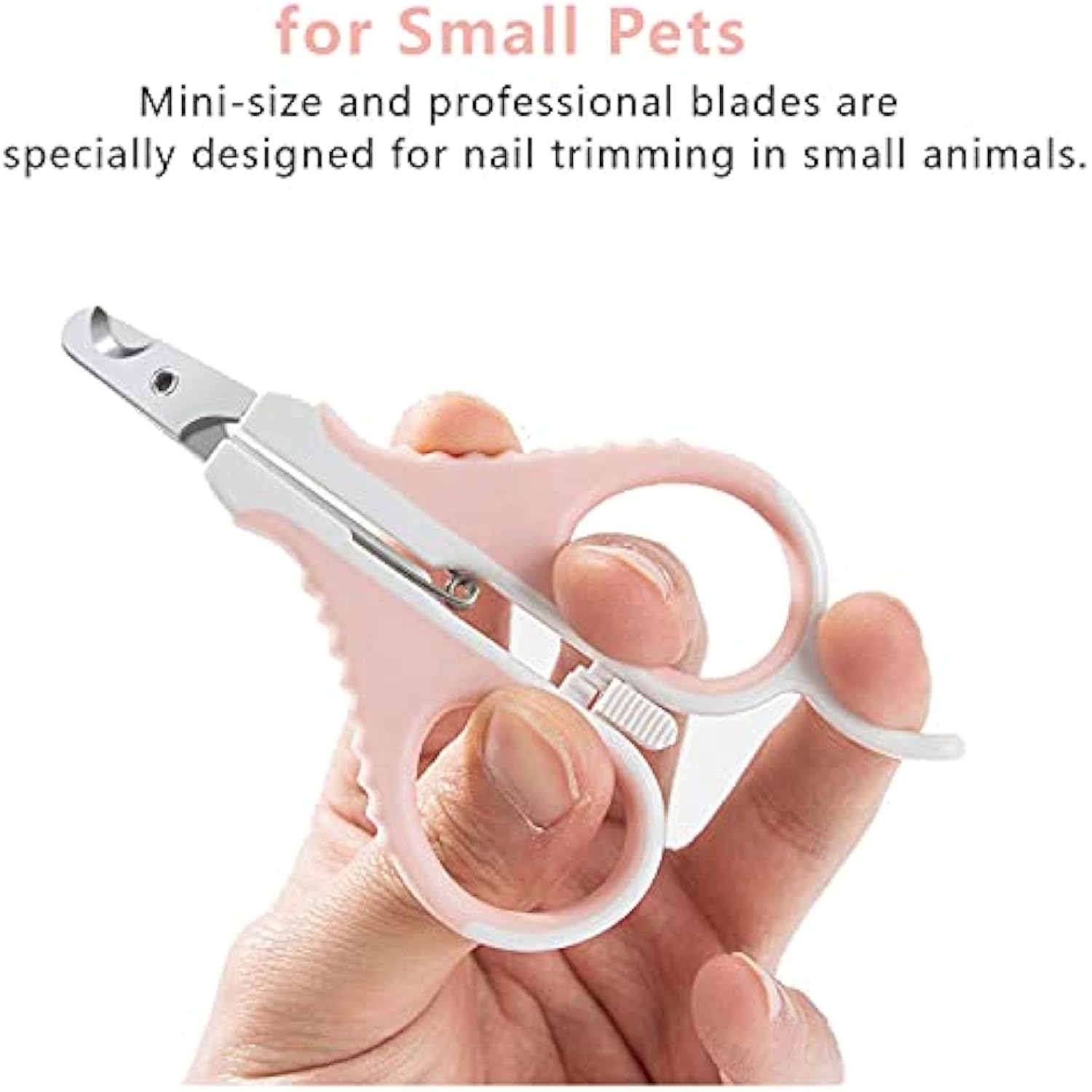 Cat Nail Clippers with Safety Guard & Angled Blade