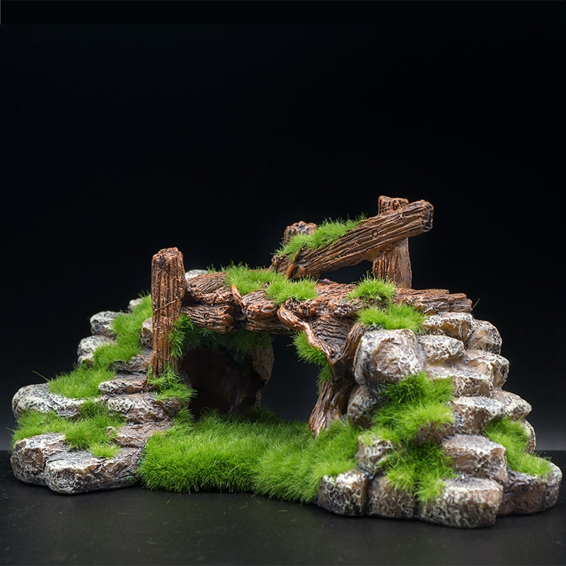 Resin Stone Landscape Decoration for Aquariums