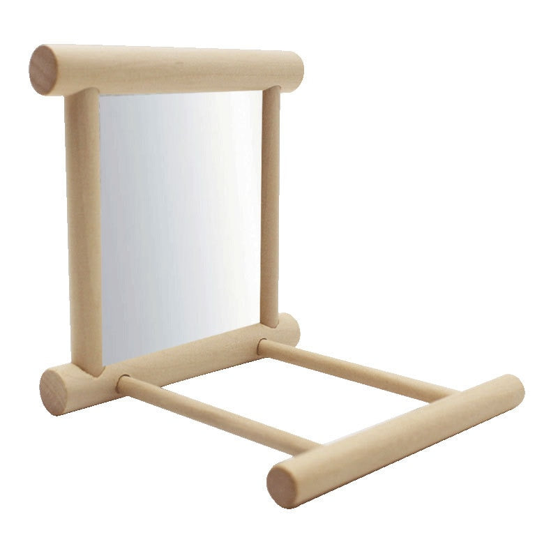 Bird Stand with Mirror Toy