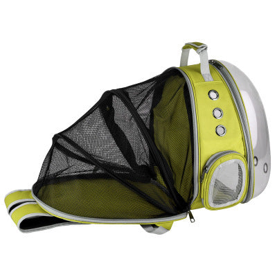 Space Capsule Bubble Backpack Pet Carrier — 360° View