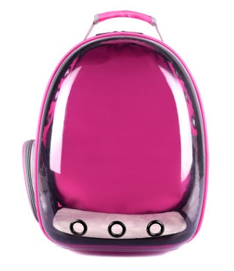 Space Capsule Bubble Backpack Pet Carrier — 360° View