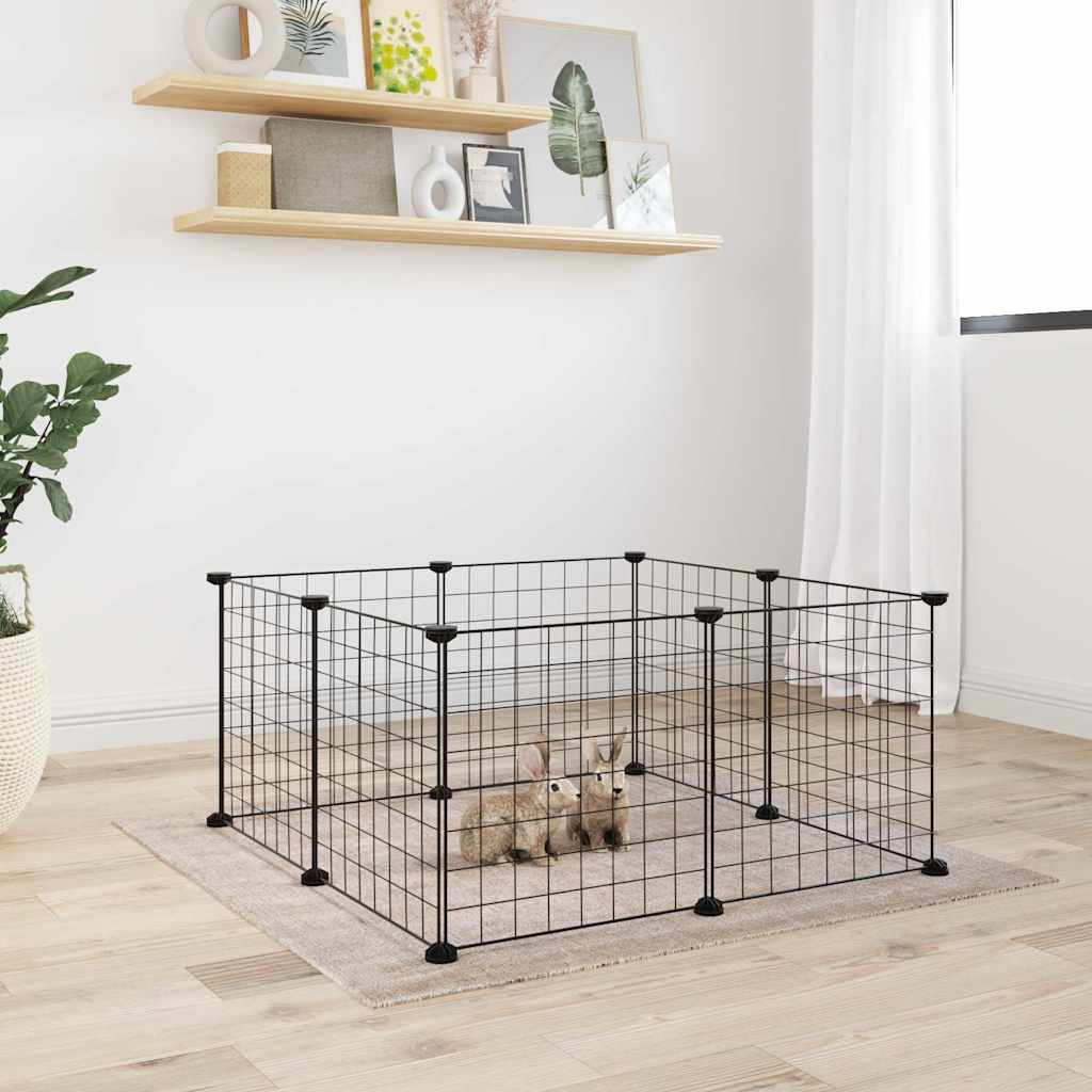 Modular 8-Panel & 12-Panel Pet Playpen — Steel Wire