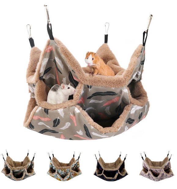 Cage Hammock & Tunnel for Guinea Pigs, Rats & Ferrets