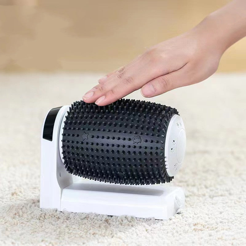Automatic Cat Corner Self-Groomer & Scratcher