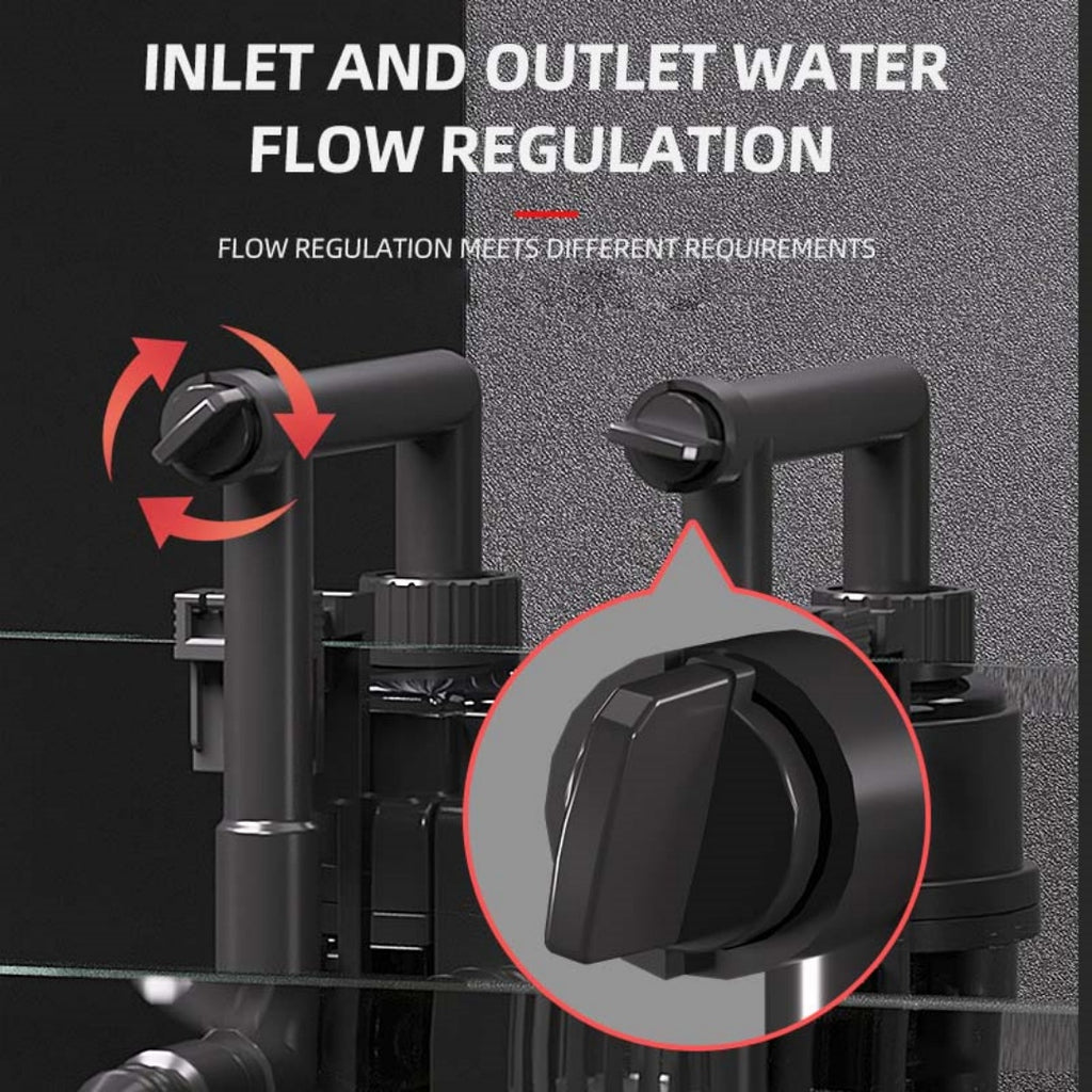 External Wall-Hanging Aquarium Filter with Oil Film Removal