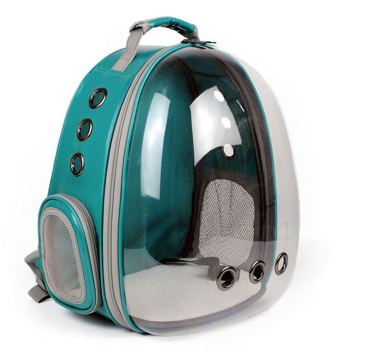 Space Capsule Bubble Backpack Pet Carrier — 360° View
